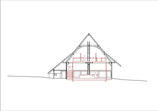 Umbau Ankerhaus - Querschnitt