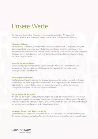 Werte Haus und Raum AG