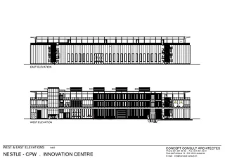 Elévation ouest