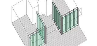 Persiennes en verre
