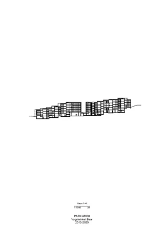 Coupe des maisons 1 et 4