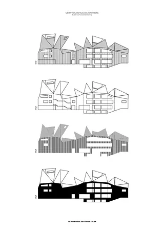 Etudes de la façade