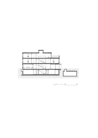 Coupe transversale avec accumulateur de glace