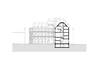 Coupe transversale logement 