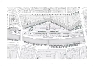Grundriss Ebene Strasse, 1:1000