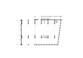 Grundriss 1. OG (Seminar, Verwaltung) | 1:200
