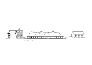 Façade ouest, Mst 1:400