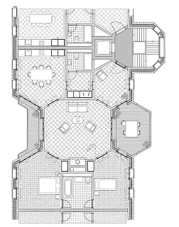 Hauptwohnung 1:50