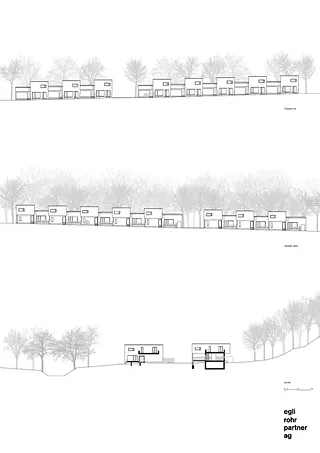 Façades / coupe 1:200
