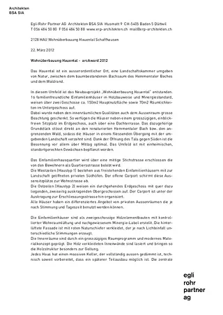 Projektbeschreibung