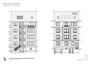 Hof- und Strassenfassade