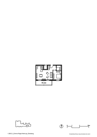 Appartement type à 2 1/2 piéces