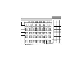 Fassade Innenhof, West