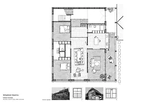 Rez-de-chaussée immeuble résidentiel