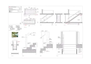 Détail d'escalier de duplex