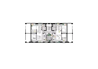 Plan type  – Salon n°2