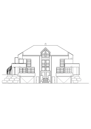 Elevation sud 1:100