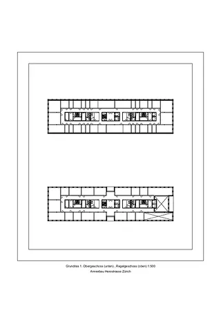 Grundriss Regelgeschoss