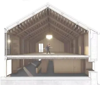 Coupe de construction