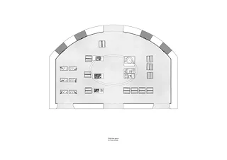 Grundriss Ausstellungsraum Enfilade, 1OG, 1:50, A1