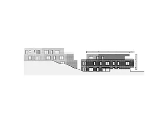 Vue nord Maison A