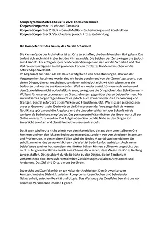 Aufgabenstellung Diplom