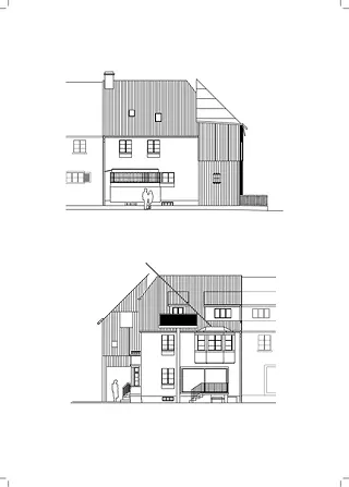 Façade est-ouest 1:100