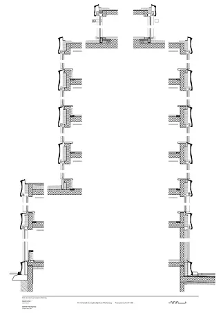Coupe détail 1:50 Fassade