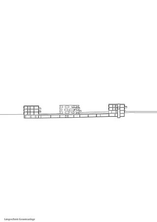 Coupe longitudinale du projet