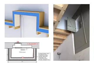 Détail caisson de trémie