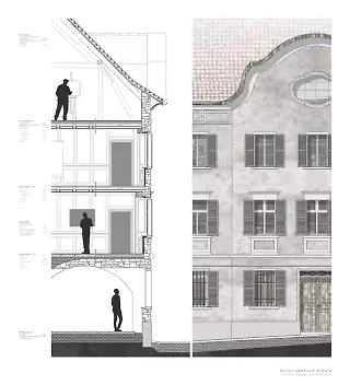 Detailschnitt / -ansicht Altbau