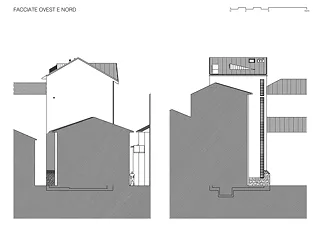 West- und Nordfassade