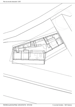 Plan du rez-de-chaussée
