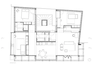 Grundriss maison 1, Mst. 1:20