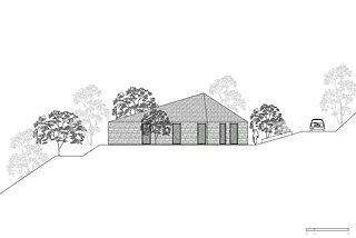 Montebar Villa - Elevation Est