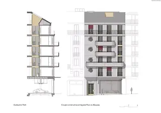 Façade rue du Maupas