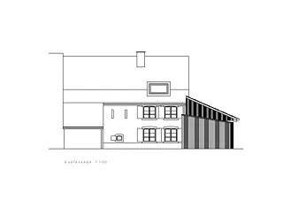 Transformation d'une ferme seltisberg_façade sud_201001rsa