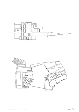 Grundriss Untergeschoss und Schnitt