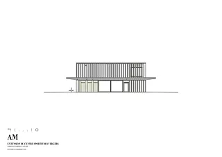 Façade sud-est bâtiment Sud