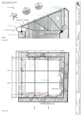 Schutzdach Turm 1-50