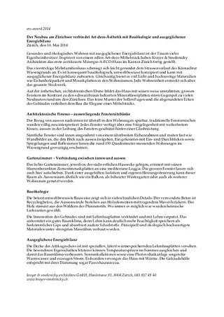Projektbeschreibung