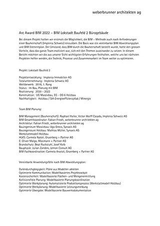 Beschrieb BIM Projekt