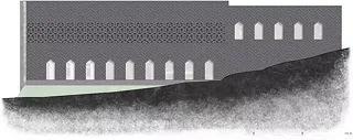 Ansicht Moschee NO 1:100