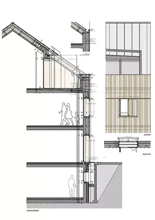 Détails de façade 1/20ème