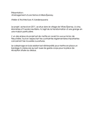 Description du projet