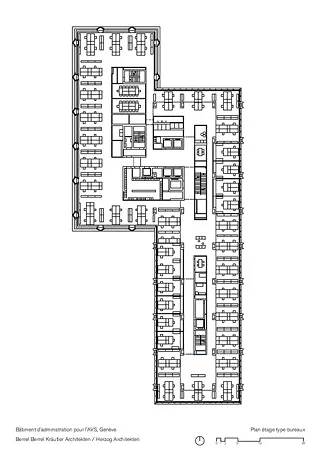 Grundriss Bürogeschoss