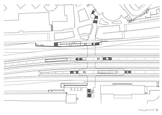 Plan niveau des quais 