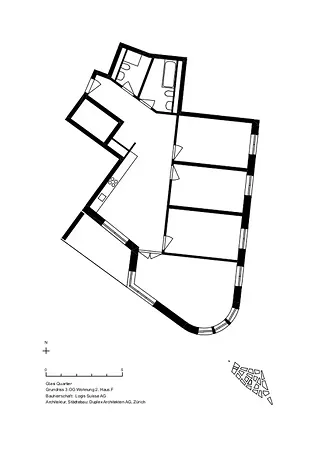 3. Obergeschoss Wohnung 2 Haus F
