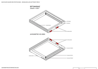Axonometrie Betonkranz