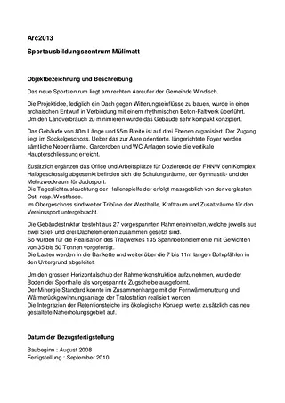 Projektbeschreibung